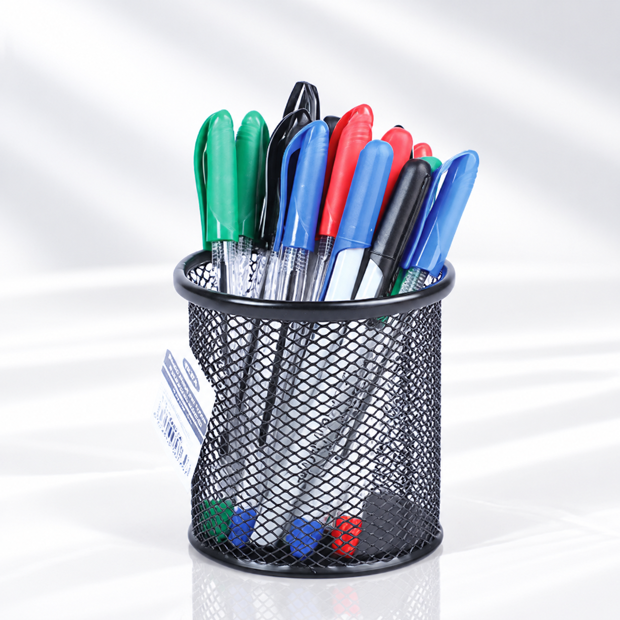 BEIFA Round Pen Holder Black 9cm - 1/12/96 pcs