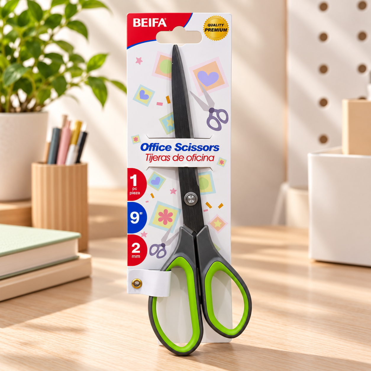 BEIFA Office Scissors 23cm 9\" - 1/12/144 pcs