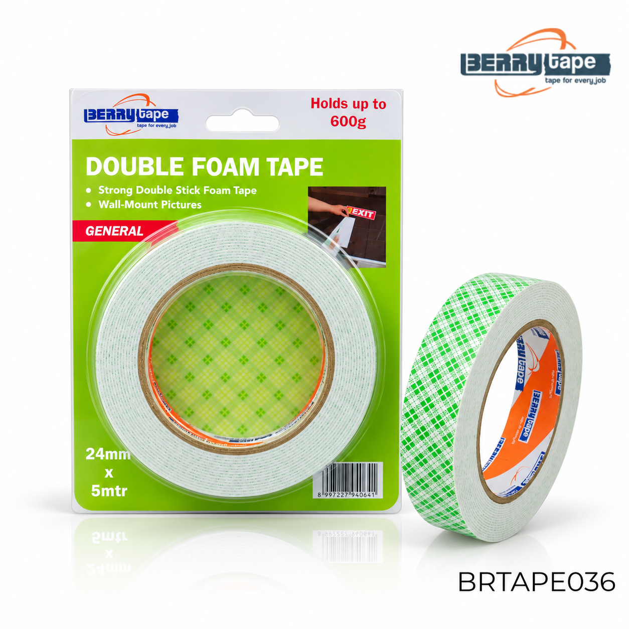 BERRY DOUBLE EVA FOAM TAPE PR-90 MOTIF 24MM X 5 Meter