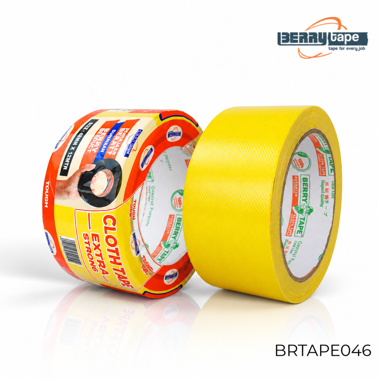 BERRY PB LINEN / CLOTH TAPE SR - KUNING 48 X 12 Meter