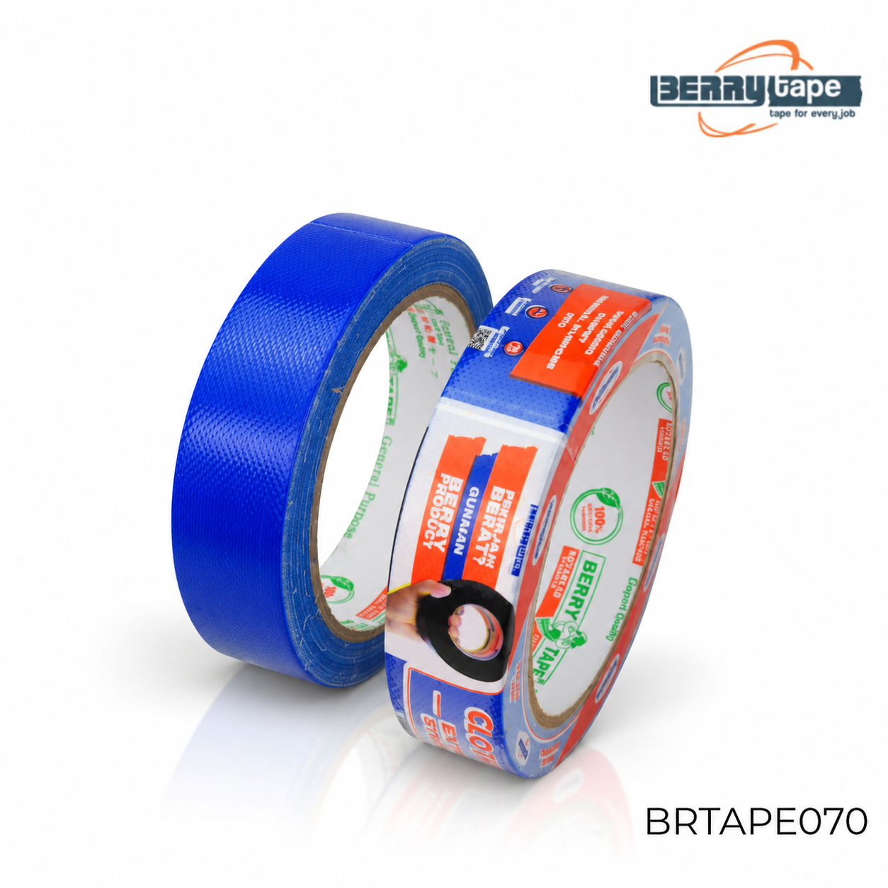BERRY PB LINEN / CLOTH TAPE TYPE SR - BIRU 24 X 12 Meter