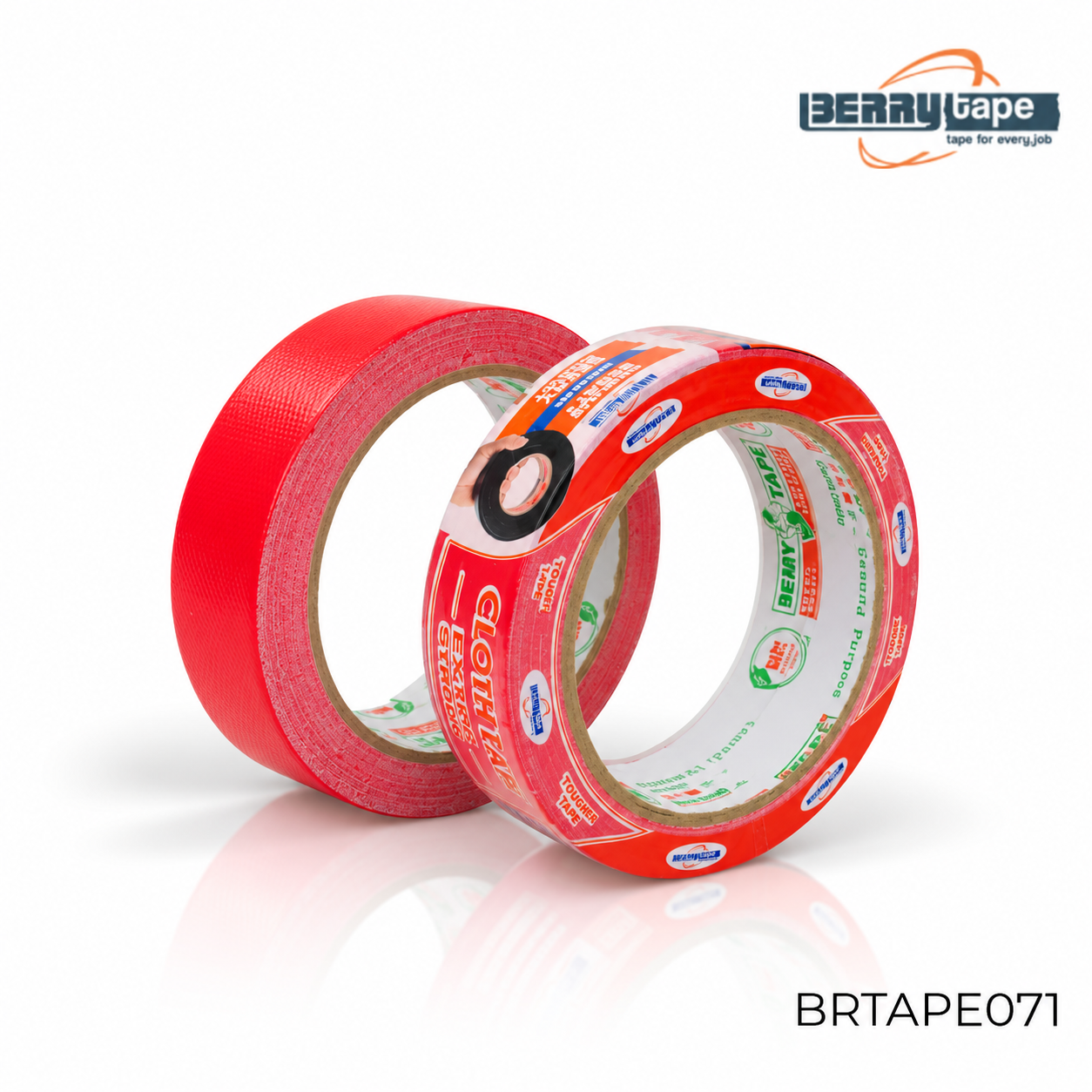 BERRY PB LINEN / CLOTH TAPE TYPE SR - MERAH 24 X 12 Meter
