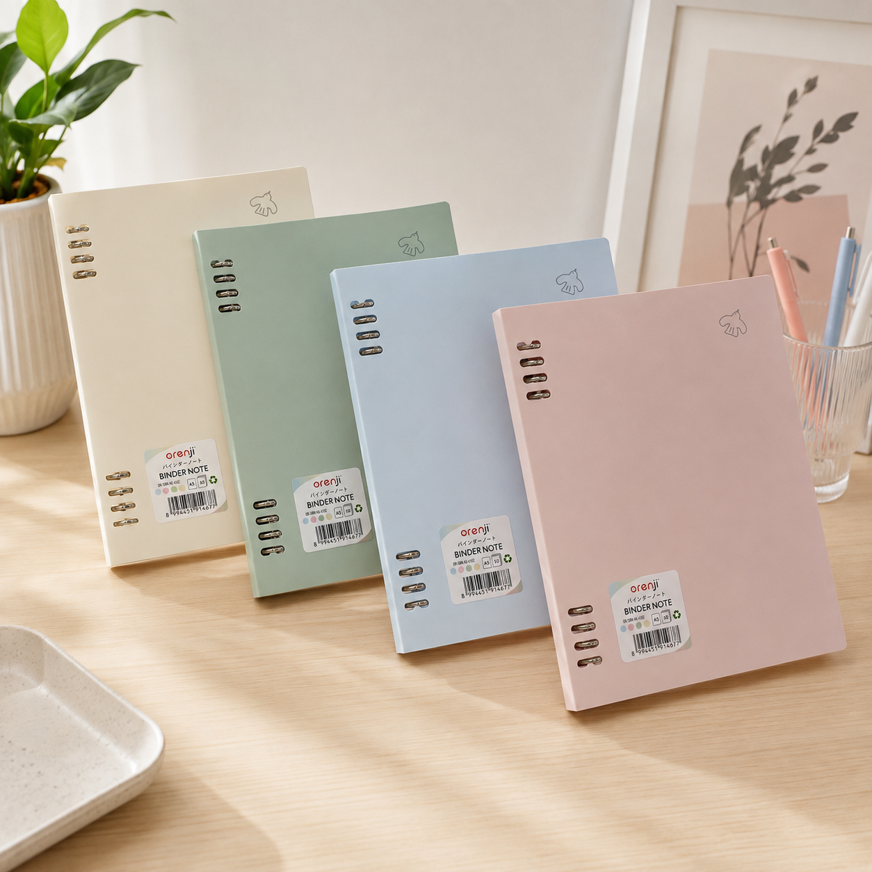 Orenji Binder Note A5 Macaron (Light)