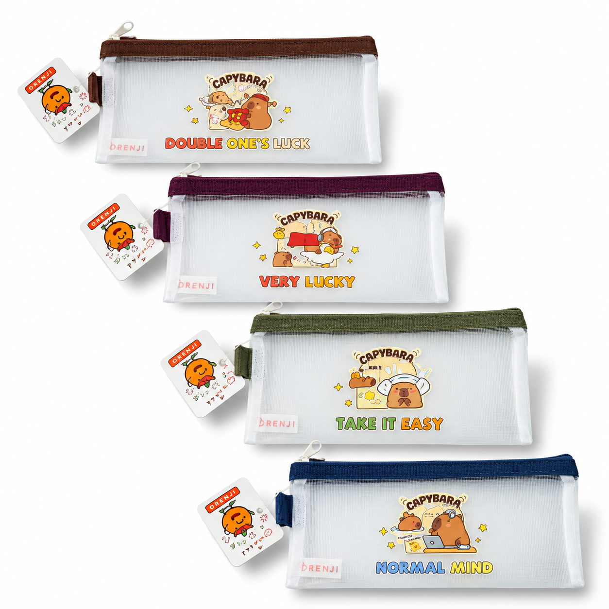 ORENJI Capybara A6. Single layer pencil case
