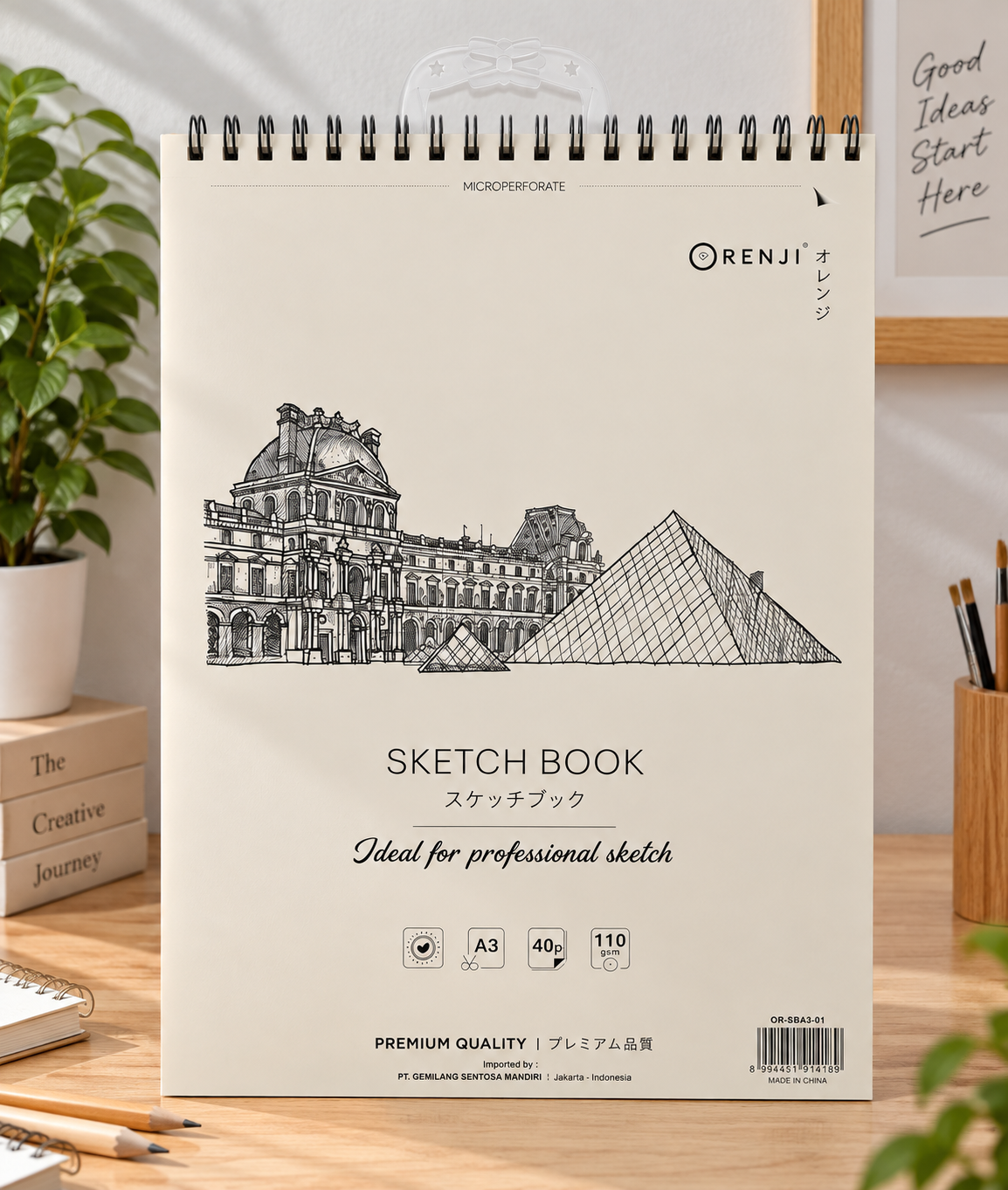 Orenji Sketch Book - 110 A3x40P