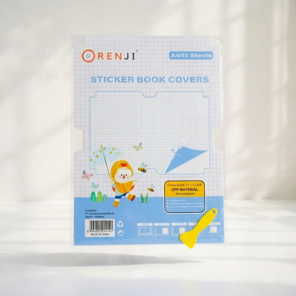 A4 Sticker Book Coverself - adhesive book cover‌