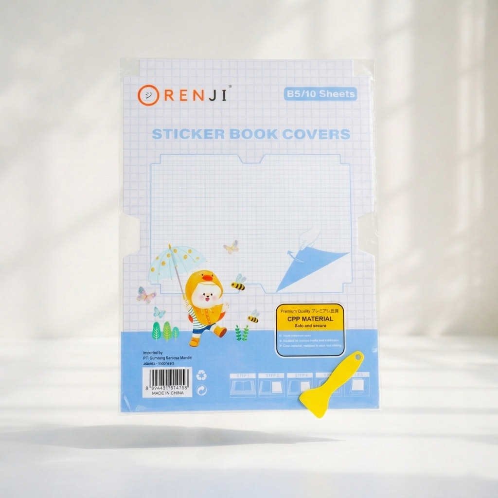 B5/BOXY  Sticker Book Coverself - adhesive book cover
