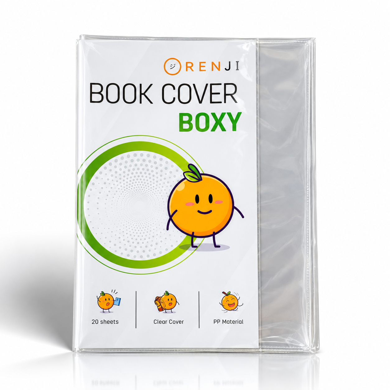 ORENJI Sampul Plastik / Book Cover Boxi (20 pcs/pak)