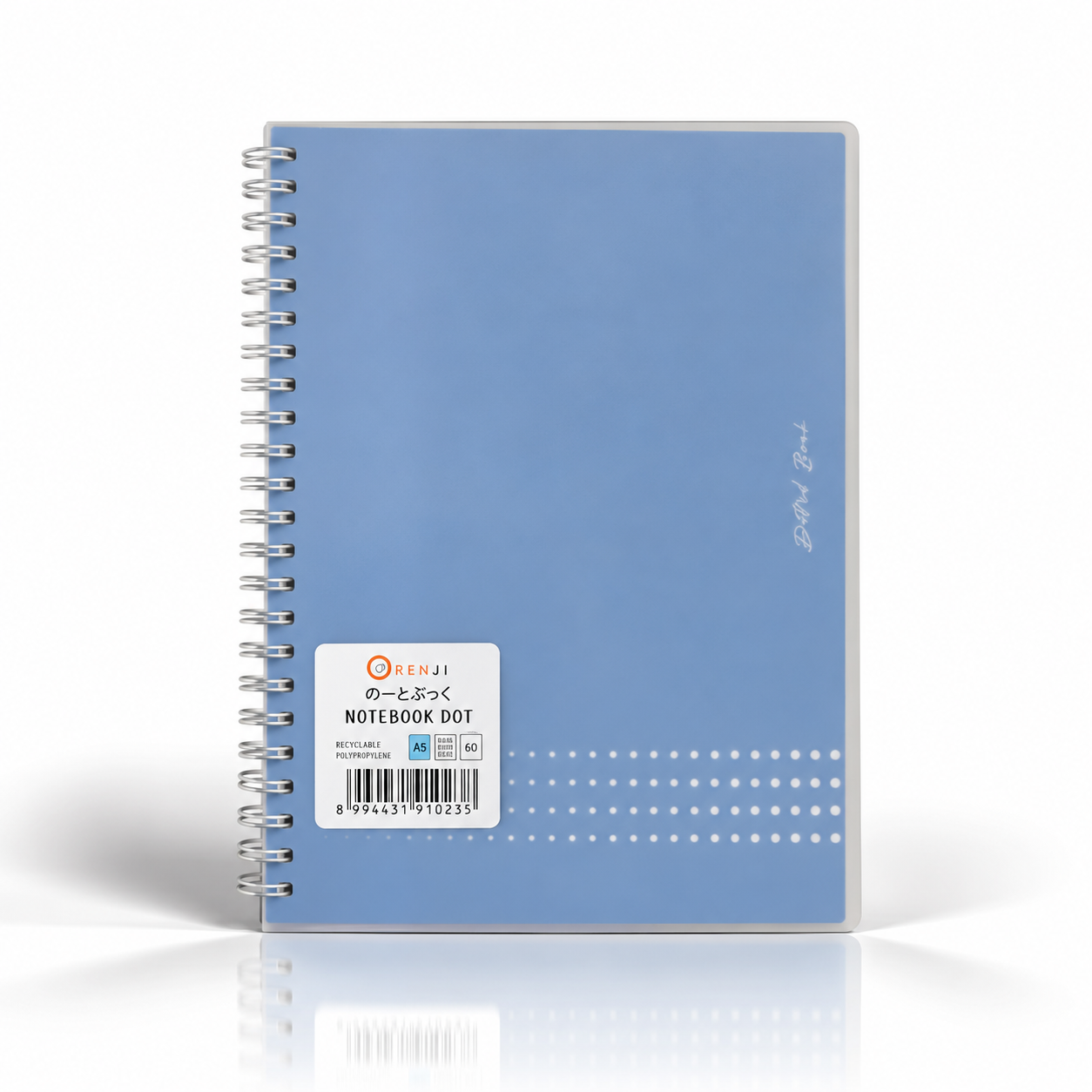 Orenji DOT Notebook A5 Pastel Color Soft Blue