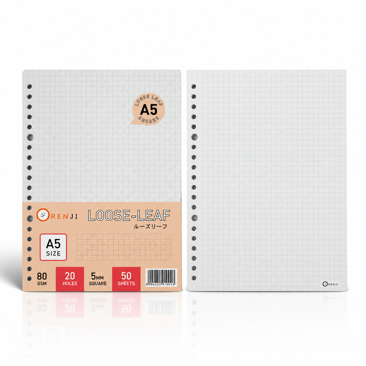 Loose Leaf A5 - 50 Sheet (80 gsm) - Kotak