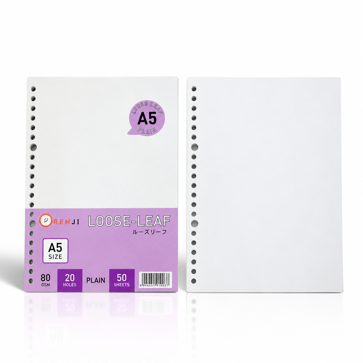 Loose Leaf A5 - 50 Sheet (80 gsm) - Plain