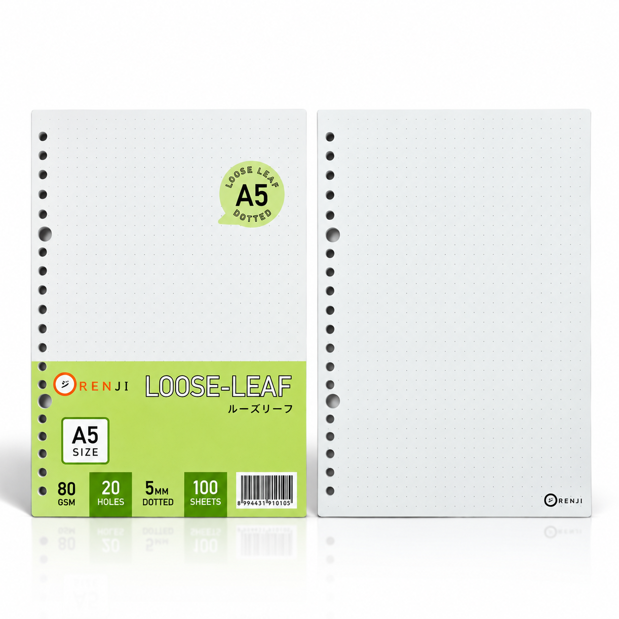 Loose Leaf A5 - 100 Sheet (80 gsm) - Dot
