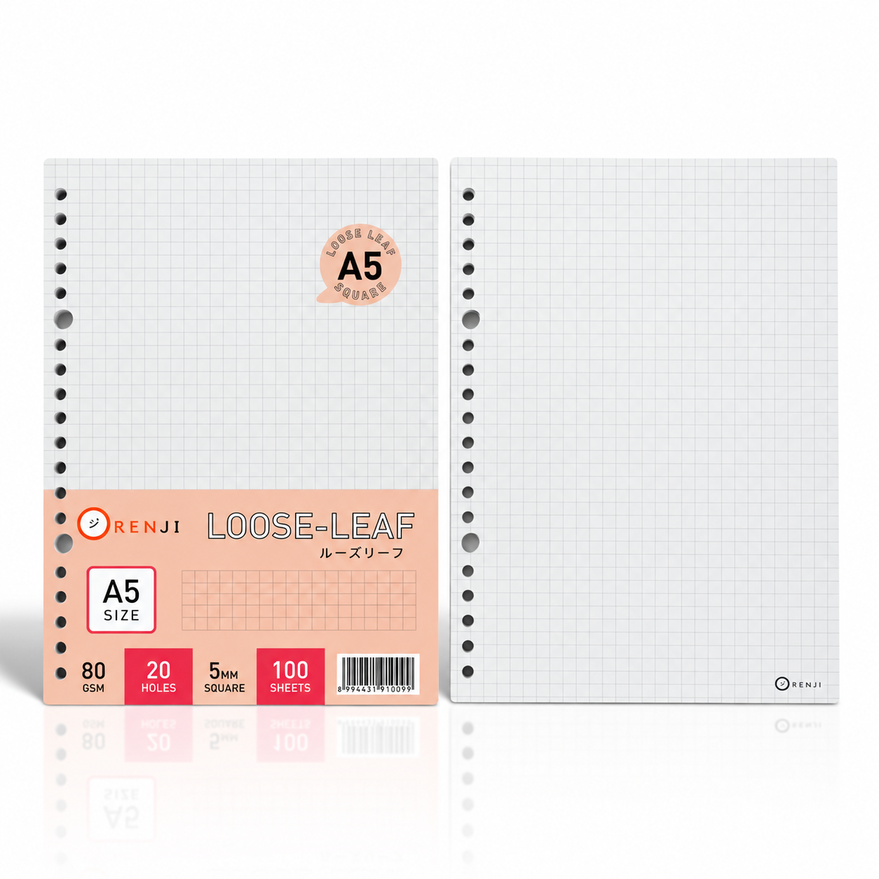 Loose Leaf A5 - 100 Sheet (80 gsm) - Kotak