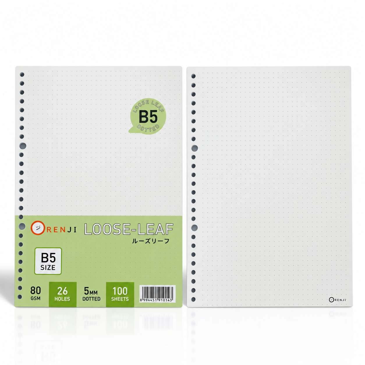 Loose Leaf B5 - 100 Sheet (80 gsm) - Dot